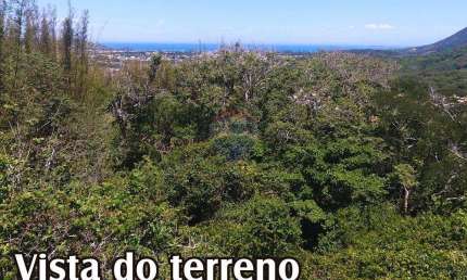Terreno em São José Búzios à venda com linda vista ao mar por apenas R$ 180.000 no final de rua sem saída com 1447m²