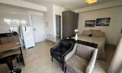 Apartamento com 1 dormitório para alugar, 33 m² por R$ 5.134/mês - Santo Amaro - São Paulo/SP