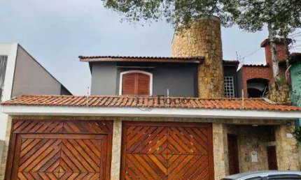 Sobrado com 3 dormitórios para alugar, 300 m² por r$ 6.800,00/mês - jardim santa mena - guarulhos/sp