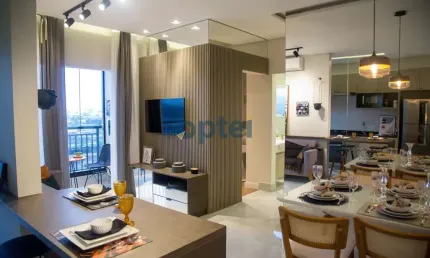 APARTAMENTO A VENDA DE 50 M² COM 2 DORMITORIOS, 01 VAGA, NO BAIRRO DE RUDGE RAMOS