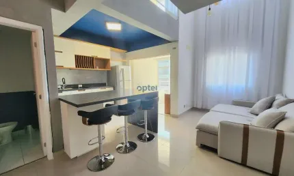 Duplex 1 dorm, 1 vaga,  para locação av kennedy marco zero mix