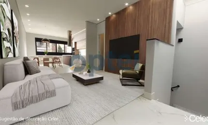 Casa nova com 3 suítes e 3 vagas no Bairro Santo Antônio em São Caetano do Sul