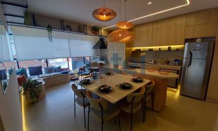 APARTAMENTO A VENDA 83,42 M² , 03 DORMS (1 SUITE)3 VARANDAS, LAVABO, DEPOSITO PRIVATIVO