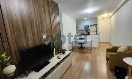 Apartamento de 2 dorms (suíte), 1 vaga com churrasqueira à carvão no condominio exuberance club