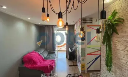 Apartamento de 2 dorms (suíte), 1 vaga com churrasqueira à carvão no condominio Exuberance Club