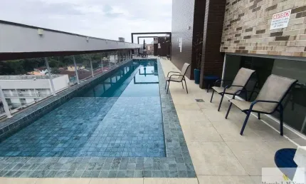Apartamento 02 quartos 02 suíte, com piscina nas toninhas em ubatuba