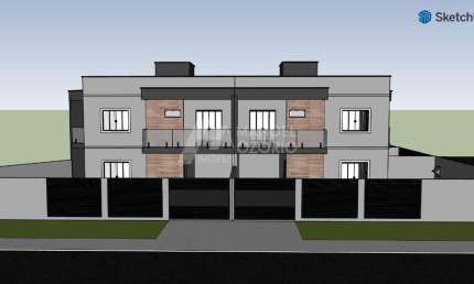 Sobrado em Cachoeira - Araucária: 3 Dorms, 1 Suíte e 1 Banheiro