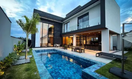 Sobrado com 5 dormitórios à venda, 400 m² por R$ 6.800.000 - Parque Villa dos Pinheiros - Indaiatuba/SP