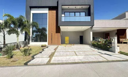 Sobrado com 3 dormitórios à venda, 295 m² por r$ 2.600.000,00 - condomínio dona maria josé - indaiatuba/sp