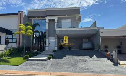 Sobrado com 3 dormitórios para alugar, 247 m² por R$ 14.846,00/mês - Condomínio Dona Maria José - Indaiatuba/SP