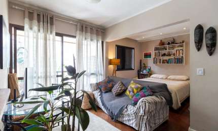 Funcional apartamento tipo para venda com 1 quarto, 54m²