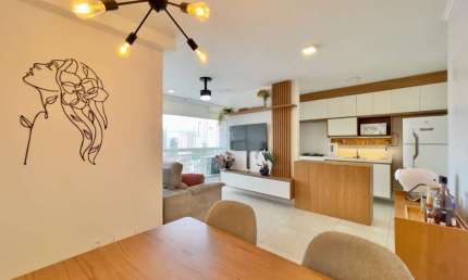 Confortável apartamento tipo para venda com 2 quartos, sendo 1 suíte, 58m²