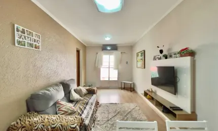 Versátil apartamento tipo para venda em Vila Inglesa com 2 quartos, 57m²