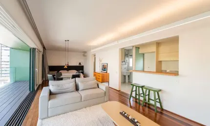 Confortável apartamento tipo para venda em vila olímpia com 1 quarto, sendo 1 suíte, 90m²