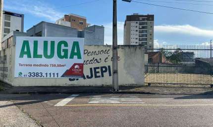 Terreno com 758m² , para aluguel, no bairro Centro em São José dos Pinhais