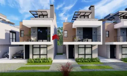 Sobrado com 109,43m² 3 quartos, à venda, no bairro hauer em curitiba