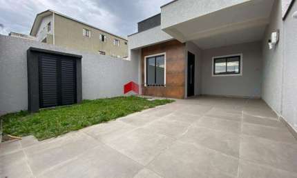 Casa com 93,69m² 3 quartos, à venda, no bairro Afonso Pena em São José dos Pinhais