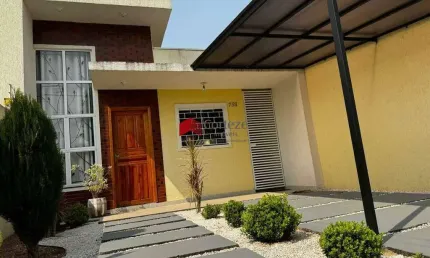 Casa com 78m² 3 quartos, à venda, no bairro santa terezinha em fazenda rio grande