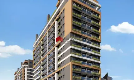 Apartamento com 68,26m² 2 quartos, à venda, no bairro bigorrilho em curitiba