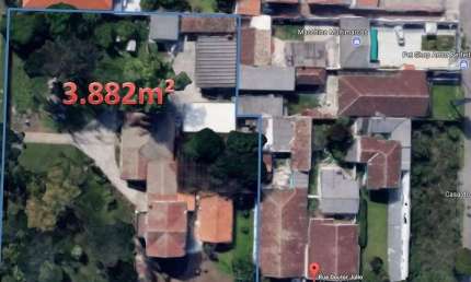 Terreno com 350m² 4 quartos, à venda, no bairro Hauer em Curitiba