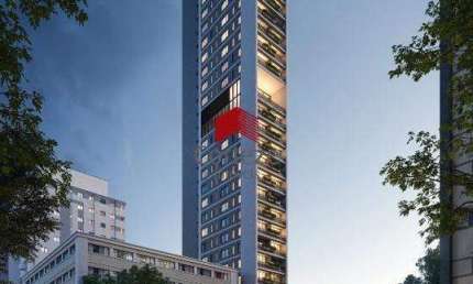 Studio com 26,35m² 1 quarto, à venda, no bairro Centro em Curitiba