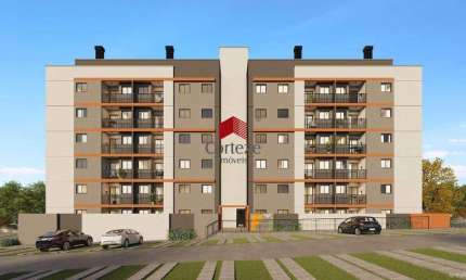 Apartamento com 53,07m² 2 quartos, à venda, no bairro Cidade Industrial em Curitiba