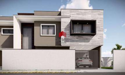 Sobrado com 124,58m² 3 quartos, à venda, no bairro Jardim Cruzeiro em São José dos Pinhais