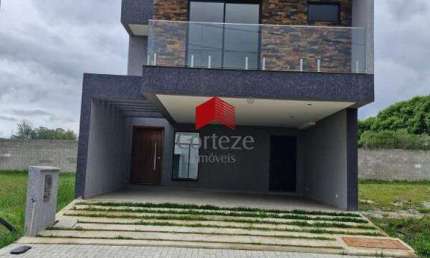 Sobrado em condomínio com 167m² 3 quartos, à venda, no bairro Costeira em São José dos Pinhais
