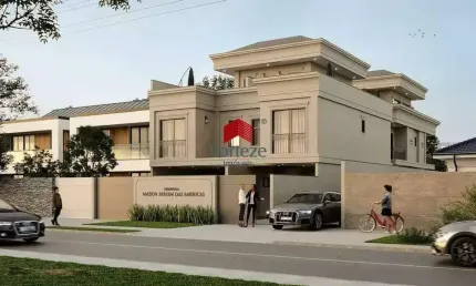 Sobrado em condomínio com 127,61m² 3 quartos, à venda, no bairro jardim das américas em curitiba