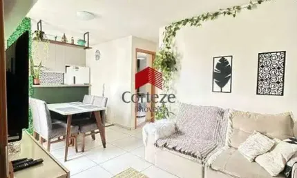 Apartamento com 38,4m² 2 quartos, à venda, no bairro Colônia Rio Grande em São José dos Pinhais