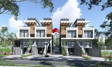 Sobrado em condomínio com 260,29m² , à venda, no bairro Água Verde em Curitiba
