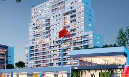 Apartamento com 52,61m² 2 quartos, à venda, no bairro portão em curitiba