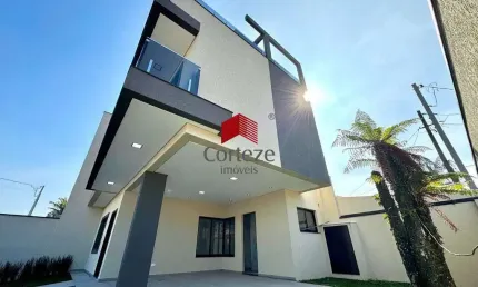 Sobrado com 170m² 3 quartos, à venda, no bairro boneca do iguaçu em são josé dos pinhais