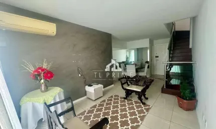Cobertura com 2 dormitórios à venda, 205 m² por r$ 2.100.000,00 - barra da tijuca - rio de janeiro/rj