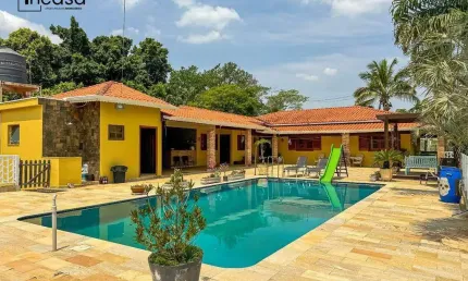 Chácara à venda, 6 quartos, 3 suítes, 4 vagas, colinas do mosteiro de itaici - indaiatuba/sp