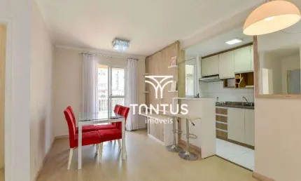 Apartamento com 2 dormitórios semimobiliado para alugar por R$ 2.500/mês - Xaxim - Curitiba/PR