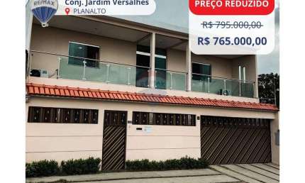 Casa 2 pisos no Versalhes com preço reduzido de R$ 795mil por R$ 765mil