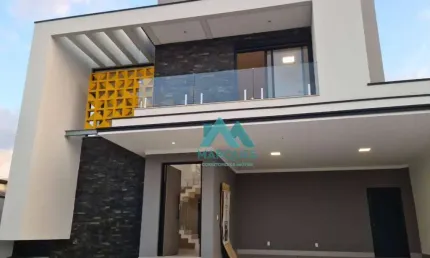Belíssimo sobrado em condomínio fechado com infraestrutura moderna!!!