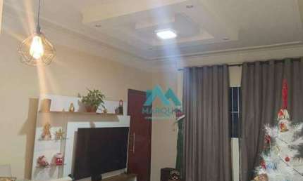 Lindo apartameno com cozinha planejada e pequeno quintal no Village das Flores em Caçapava - SP