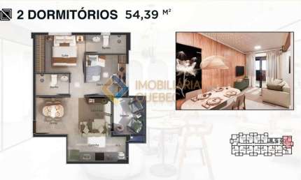 Apartamento com 1 quarto à venda na Rua Olímpia Meirelles Palma, Ribeirânia, Ribeirão Preto, 54 m2 por R$ 470.893