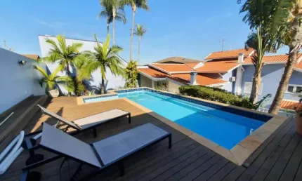 Casa em condomínio fechado com 4 quartos à venda na Rua Romeu Masseli Le Pettit, 314, Jardim Botânico (Sousas), Campinas, 452 m2 por R$ 2.100.000