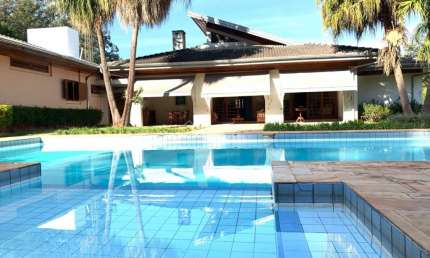 Casa em condomínio fechado com 4 quartos para alugar na Alameda dos Ingazeiros, 1055, Sítios de Recreio Gramado, Campinas, 801 m2 por R$ 30.000