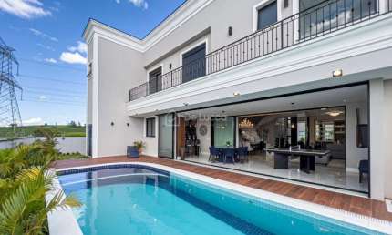 Casa em condomínio fechado com 4 quartos à venda na Rua Vicente Quercia, 46, Alphaville Dom Pedro 3, Campinas, 478 m2 por R$ 5.500.000