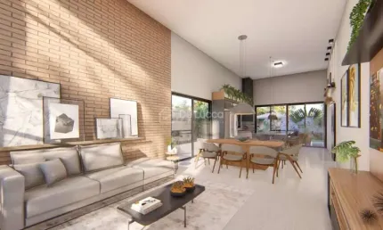 Casa em condomínio fechado com 4 quartos à venda na Rua Sebastião Cardoso, 548, Parque Brasil 500, Paulínia, 202 m2 por R$ 1.580.000
