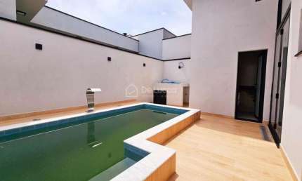Casa em condomínio fechado com 3 quartos à venda na Avenida Luiz Greco, 600, Vila Monte Alegre, Paulínia, 134 m2 por R$ 859.000