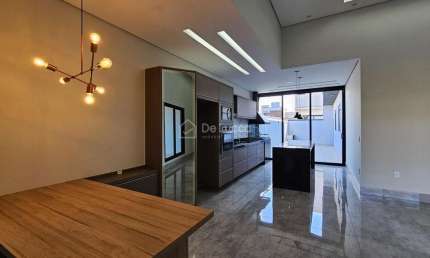 Casa em condomínio fechado com 3 quartos à venda na Avenida Luiz Greco, 600, Vila Monte Alegre, Paulínia, 138 m2 por R$ 950.000