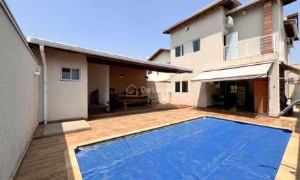Casa em condomínio fechado com 4 quartos à venda na Rua Manoel Barboza Braga, 92, João Aranha, Paulínia, 169 m2 por R$ 1.210.000