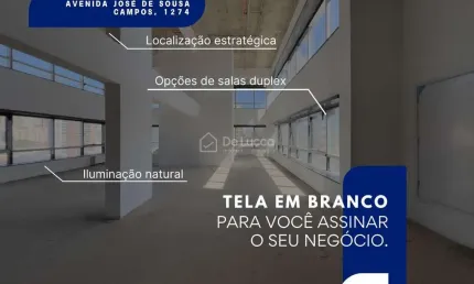 Sala comercial para alugar na avenida josé de souza campos, 1274, chácara da barra, campinas, 192 m2 por r$ 33.610