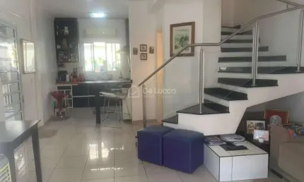 Casa em condomínio fechado com 3 quartos à venda na rua nazaré paulista, 731, jardim das paineiras, campinas, 104 m2 por r$ 750.000