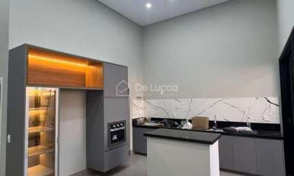 Casa em condomínio fechado com 3 quartos à venda na Avenida Luiz Greco, 600, Vila Monte Alegre, Paulínia, 140 m2 por R$ 1.040.000